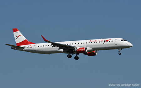 Embraer ERJ-195LR | OE-LWG | Austrian Airlines | Z&UUML;RICH (LSZH/ZRH) 05.09.2021