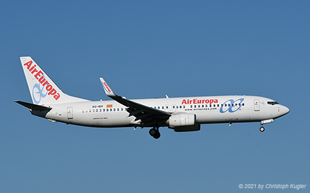 Boeing 737-86Q | EC-IDT | Air Europa | Z&UUML;RICH (LSZH/ZRH) 24.09.2021