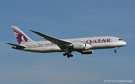 Boeing 787-8 | A7-BCY | Qatar Airways | Z&UUML;RICH (LSZH/ZRH) 15.10.2021