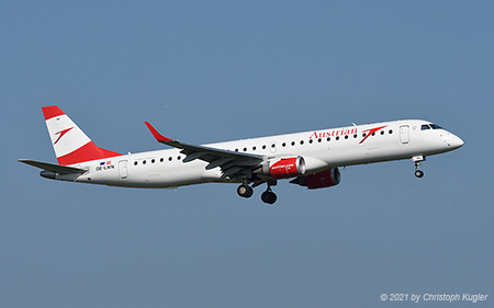 Embraer ERJ-195LR | OE-LWN | Austrian Airlines | Z&UUML;RICH (LSZH/ZRH) 16.10.2021