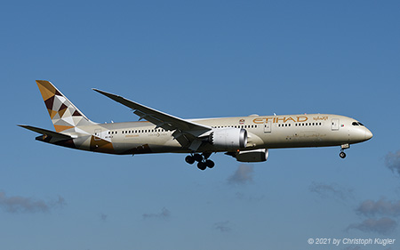 Boeing 787-9 | A6-BLX | Etihad Airways | Z&UUML;RICH (LSZH/ZRH) 23.10.2021