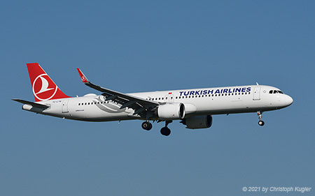 Airbus A321-271nx | TC-LTH | Turkish Airlines | Z&UUML;RICH (LSZH/ZRH) 24.10.2021