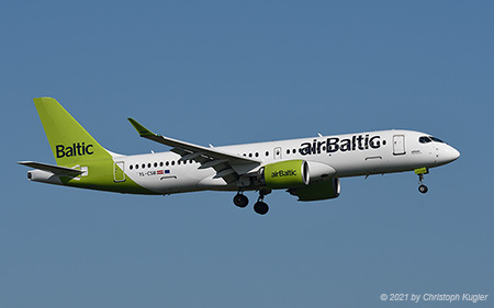 Bombardier CSeries 300 | YL-CSB | Air Baltic | Z&UUML;RICH (LSZH/ZRH) 24.10.2021