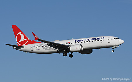 Boeing 737 MAX 8 | TC-LCL | Turkish Airlines | Z&UUML;RICH (LSZH/ZRH) 31.12.2021