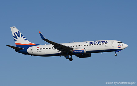 Boeing 737-86Q | TC-SPB | SunExpress | Z&UUML;RICH (LSZH/ZRH) 31.12.2021