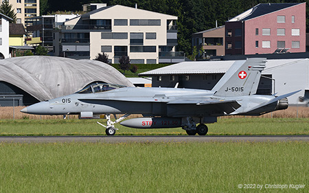 McDonnell Douglas F/A-18C Hornet | J-5015 | Swiss Air Force | EMMEN (LSME/---) 13.07.2022