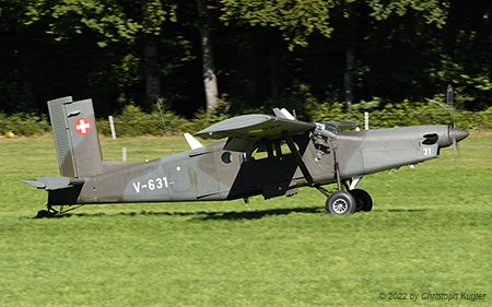 Pilatus PC-6/B2-H2M | V-631 | Swiss Air Force | LSNB 12.09.2022