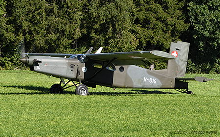 Pilatus PC-6/B2-H2M-1 | V-614 | Swiss Air Force | LSNB 12.09.2022