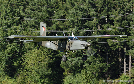 Pilatus PC-6/B2-H2M-1 | V-614 | Swiss Air Force | LSNB 12.09.2022