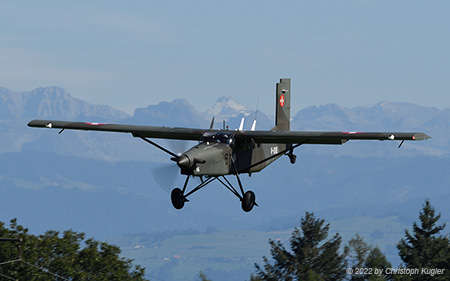 Pilatus PC-6/B2-H2M-1 | V-616 | Swiss Air Force | LSNB 12.09.2022