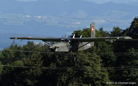 Pilatus PC-6/B2-H2M-1 | V-616 | Swiss Air Force | LSNB 12.09.2022