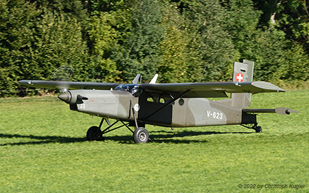 Pilatus PC-6/B2-H2M-1 | V-623 | Swiss Air Force | LSNB 12.09.2022