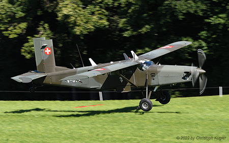 Pilatus PC-6/B2-H2M-1 | V-616 | Swiss Air Force | LSNB 12.09.2022