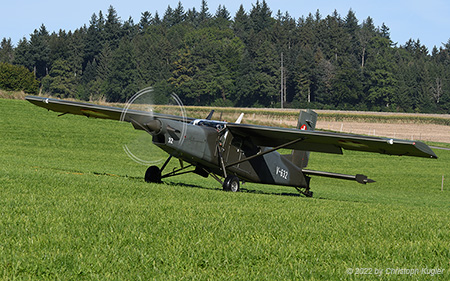 Pilatus PC-6/B2-H2M | V-632 | Swiss Air Force | LSNB 13.09.2022