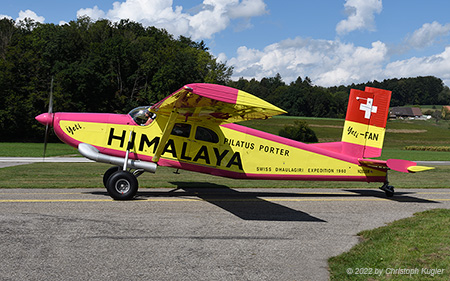 Pilatus PC-6/350-H2 | N283SW | untitled | LANGENTHAL BLEIENBACH (LSPL/---) 04.09.2022