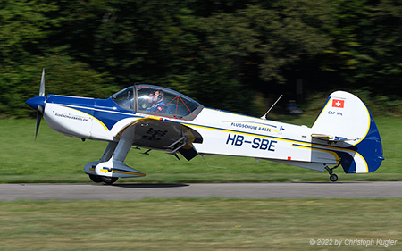 Cap 10 | HB-SBE | untitled (Flugschule Basel) | LANGENTHAL BLEIENBACH (LSPL/---) 04.09.2022