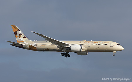 Boeing 787-9 | A6-BLP | Etihad Airways | Z&UUML;RICH (LSZH/ZRH) 12.01.2022