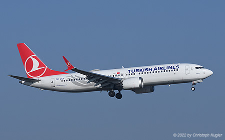 Boeing 737 MAX 8 | TC-LCA | Turkish Airlines | Z&UUML;RICH (LSZH/ZRH) 15.01.2022