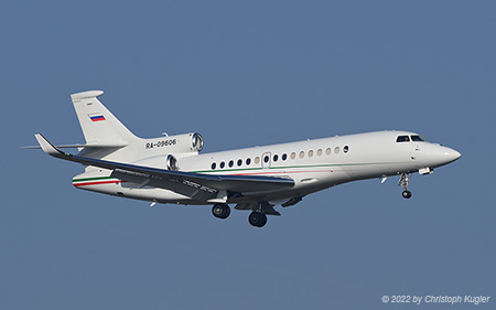 Dassault Falcon 8X | RA-09606 | untitled (Aviaservice) | Z&UUML;RICH (LSZH/ZRH) 15.01.2022