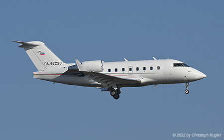 Bombardier Challenger CL.604 | RA-67228 | untitled (Aviaservice) | Z&UUML;RICH (LSZH/ZRH) 16.01.2022