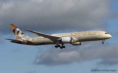Boeing 787-9 | A6-BNC | Etihad Airways | Z&UUML;RICH (LSZH/ZRH) 05.02.2022