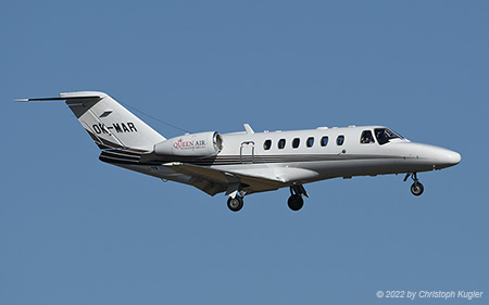 Cessna 525A CitationJet CJ2+ | OK-MAR | untitled (Queen Air) | Z&UUML;RICH (LSZH/ZRH) 09.02.2022