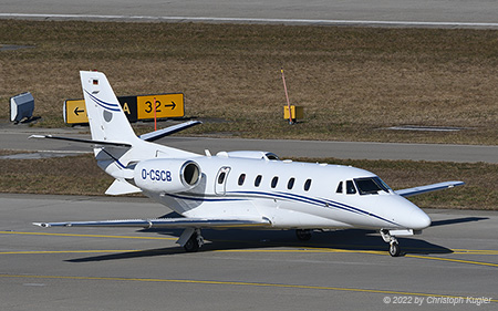 Cessna 560XLS+ Citation Excel | D-CSCB | untitled (Silver Cloud Air) | Z&UUML;RICH (LSZH/ZRH) 12.02.2022