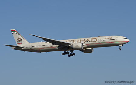 Boeing 777-3FXER | A6-ETP | Etihad Airways | Z&UUML;RICH (LSZH/ZRH) 13.02.2022