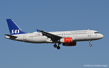 Airbus A320-232 | OY-KAW | SAS Scandinavian Airlines System | Z&UUML;RICH (LSZH/ZRH) 27.02.2022