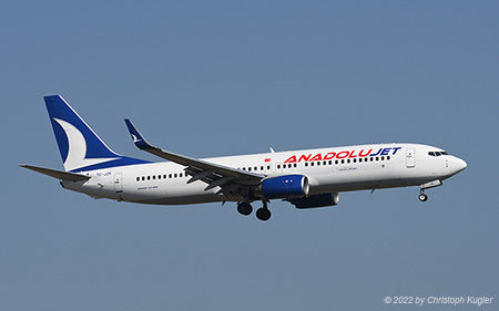 Boeing 737-8AS | TC-JZK | AnadoluJet | Z&UUML;RICH (LSZH/ZRH) 05.03.2022