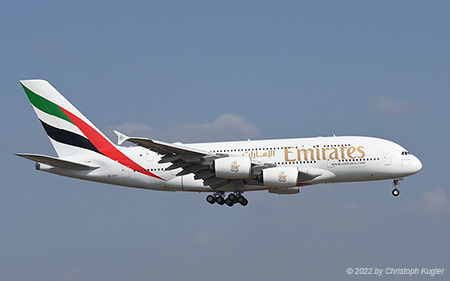 Airbus A380-861 | A6-EEZ | Emirates Airline | Z&UUML;RICH (LSZH/ZRH) 06.03.2022