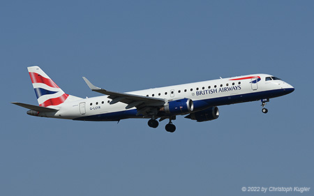 Embraer ERJ-190SR | G-LCYR | British Airways | Z&UUML;RICH (LSZH/ZRH) 23.03.2022