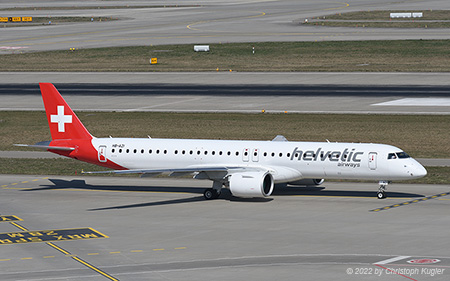Embraer ERJ-195-E2 | HB-AZI | Helvetic Airways | Z&UUML;RICH (LSZH/ZRH) 27.03.2022