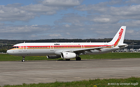 Airbus A321-231 | JY-AYV | Royal Jordanian Airlines  |  In Alia retro scheme | Z&UUML;RICH (LSZH/ZRH) 16.04.2022