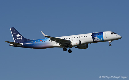 Embraer ERJ-195LR | 4O-AOB | Air Montenegro | Z&UUML;RICH (LSZH/ZRH) 17.04.2022