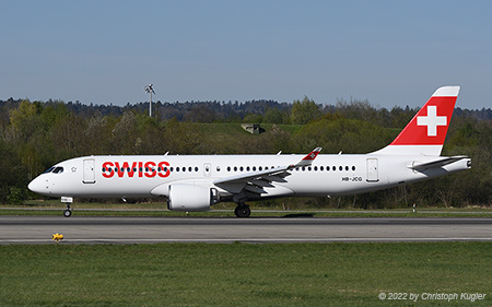 Bombardier CSeries 300 | HB-JCG | Swiss Global Airlines | Z&UUML;RICH (LSZH/ZRH) 18.04.2022