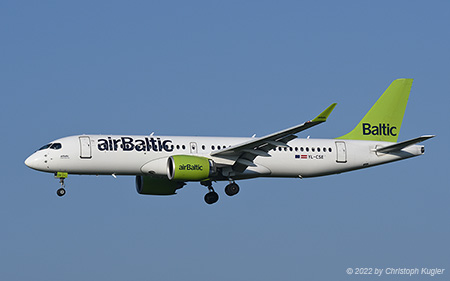 Bombardier CSeries 300 | YL-CSE | Air Baltic | Z&UUML;RICH (LSZH/ZRH) 28.04.2022