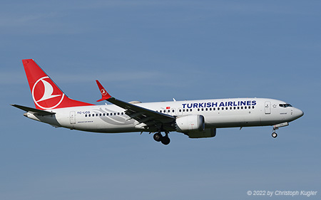 Boeing 737 MAX 8 | TC-LCG | Turkish Airlines | Z&UUML;RICH (LSZH/ZRH) 14.05.2022