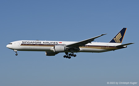 Boeing 777-312ER | 9V-SWV | Singapore Airlines | Z&UUML;RICH (LSZH/ZRH) 18.05.2022