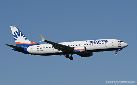 Boeing 737 MAX 8 | TC-SOM | SunExpress | Z&UUML;RICH (LSZH/ZRH) 18.05.2022