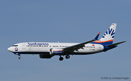 Boeing 737 MAX 8 | TC-SMB | SunExpress | Z&UUML;RICH (LSZH/ZRH) 20.05.2022