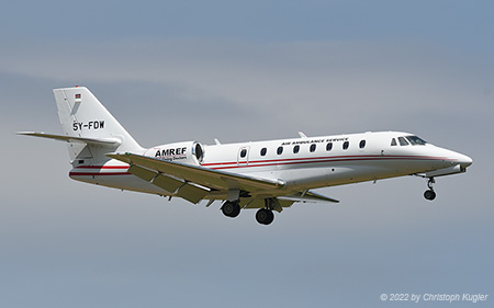 Cessna 680 Citation Sovereign | 5Y-FDW | AMREF Air Ambulance Service | Z&UUML;RICH (LSZH/ZRH) 21.05.2022