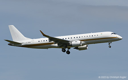 Embraer ERJ-190BJ Lineage 1000 | VT-PRM | untitled (Mytri Aviation) | Z&UUML;RICH (LSZH/ZRH) 21.05.2022