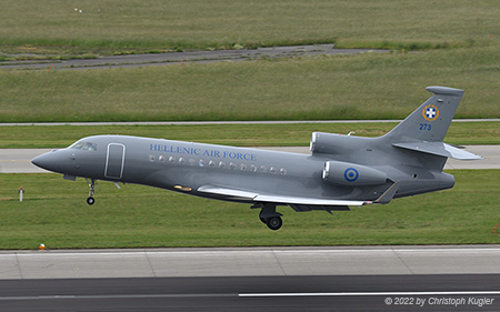 Dassault Falcon 7X | 273 | Greek Air Force | Z&UUML;RICH (LSZH/ZRH) 24.05.2022
