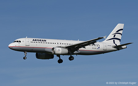 Airbus A320-232 | SX-DVI | Aegean Airlines | Z&UUML;RICH (LSZH/ZRH) 27.05.2022