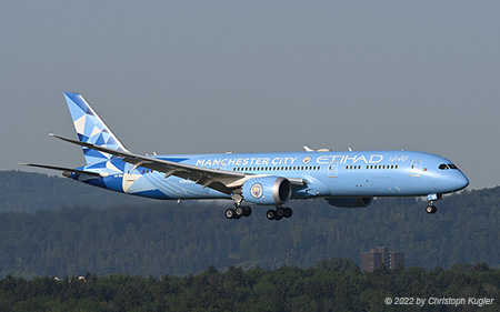 Boeing 787-9 | A6-BND | Etihad Airways  |  Manchester City F.C. special cs | Z&UUML;RICH (LSZH/ZRH) 18.06.2022