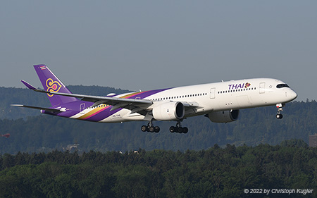 Airbus A350-941 | HS-THE | Thai Airways International | Z&UUML;RICH (LSZH/ZRH) 18.06.2022