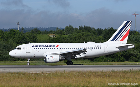 Airbus A319-111 | F-GRHK | Air France | Z&UUML;RICH (LSZH/ZRH) 25.06.2022