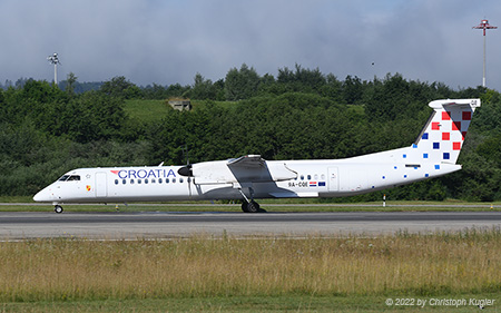 Bombardier DHC-8-402 | 9A-CQE | Croatia Airlines | Z&UUML;RICH (LSZH/ZRH) 25.06.2022