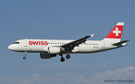Airbus A320-214 | HB-IJK | Swiss International Air Lines | Z&UUML;RICH (LSZH/ZRH) 30.06.2022